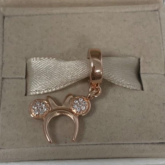 Pandora Rose Minnie Ear Headband Exclusive Dangle - Picture 5 of 8